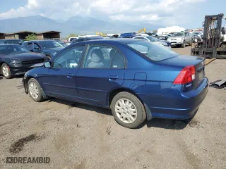 2005 Honda Civic Sdn LX SSRS with VIN 2HGES16625H512381, listed as a Copart auction lot 45058335 with 36,378 mi miles and Salvage Title. Bid and sale history available at carsss.com. Image 2.