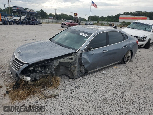 2015 Hyundai Equus Ultimate z VIN KMHGH4JH4FU096943, wystawiony jako Copart lot #70185544 z przebiegiem 98 074 mil mil oraz Szkoda całkowita • Salvage title. Historia ofert i sprzedaży dostępna na DreamBid. Obrazek 1.