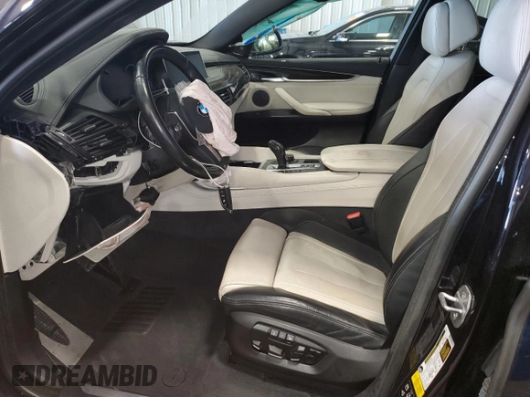 2016 BMW X6 xDrive50i with VIN 5UXKU6C5XG0R33971, listed as a Copart auction lot 60457623 with 54,149 mi miles. Bid and sale history available at carsss.com. Image 7.