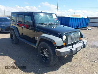 2008 Jeep Wrangler Unlimited X with VIN 1J4GA39148L500904, listed as a IAAI auction lot 42434386 with 195,997 mi miles and . Bid and sale history available at DreamBid. Image 1.