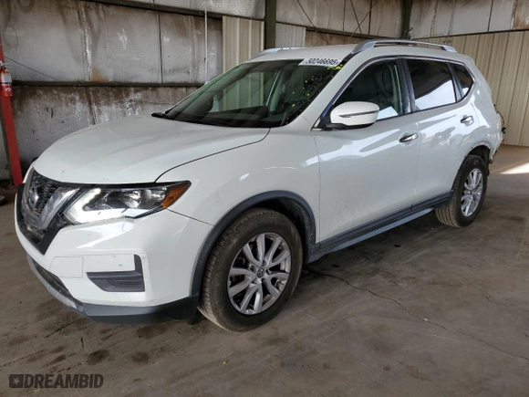 2017 Nissan Rogue SV with VIN KNMAT2MT0HP566416, listed as a Copart auction lot 50246695 with 201578 miles and Salvage Title. Bid and sale history available at carsss.com. Image 1.