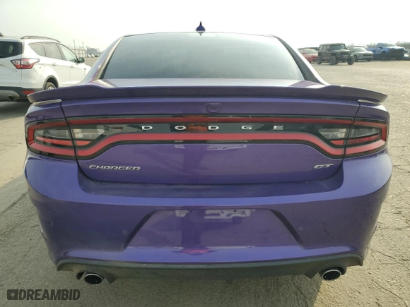 2023 Dodge Charger GT with VIN 2C3CDXHG8PH643251, listed as a Copart auction lot 43383485 with 19,713 mi miles and Salvage Title. Bid and sale history available at carsss.com. Image 6.