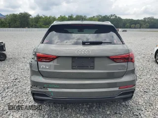 2021 Audi Q3 S line Premium with VIN WA1DECF39M1072069, listed as a Copart auction lot 56298265 with 35,763 mi miles and Salvage title. Bid and sale history available at DreamBid. Image 6.