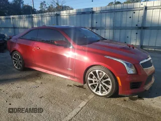 2016 Cadillac ATS-V with VIN 1G6AN1RY0G0130653, listed as a Copart auction lot 45486585 with 92,974 mi miles and Salvage Title. Bid and sale history available at carsss.com. Image 4.