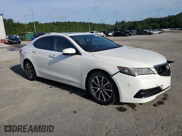 2017 Acura TLX V6 with VIN 19UUB2F35HA007333, listed as a Copart auction lot 59524645 with 171,887 mi miles and Salvage title. Bid and sale history available at DreamBid. Image 4.