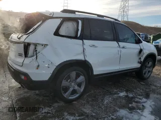 2021 Honda Passport Touring with VIN 5FNYF8H96MB005648, listed as a Copart auction lot 87242864 with 40,770 mi miles and Salvage Title. Bid and sale history available at carsss.com. Image 3.