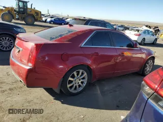 2009 Cadillac CTS AWD w/1SB with VIN 1G6DT57V390129647, listed as a Copart auction lot 77525374 with 133,213 mi miles and Salvage Title. Bid and sale history available at carsss.com. Image 3.