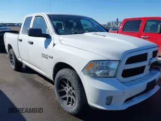 2014 Ram 1500 Express with VIN 1C6RR7FTXES119572, listed as a IAAI auction lot 41655142 with 143,232 mi miles. Bid and sale history available at carsss.com. Image 1.