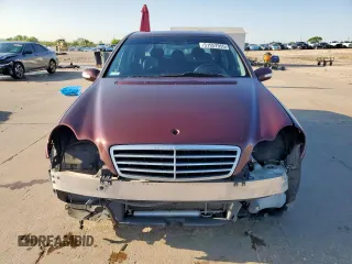 2006 Mercedes-Benz C 230 Sport with VIN WDBRF52H26F822471, listed as a Copart auction lot 51957955 with 146,176 mi miles and Salvage Title. Bid and sale history available at carsss.com. Image 5.