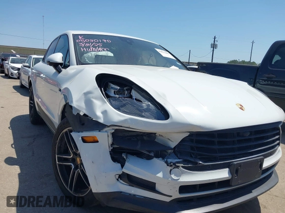 2021 Porsche Macan z VIN WP1AA2A59MLB00947, wystawiony jako IAAI lot #42013483 z przebiegiem Nie podano mil oraz . Historia ofert i sprzedaży dostępna na DreamBid. Obrazek 1.