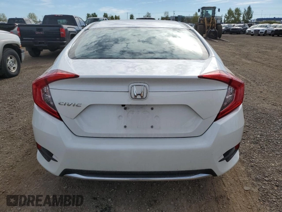 2021 Honda Civic Sedan EX with VIN 2HGFC2F7XMH004318, listed as a Copart auction lot 72408934 with 35,768 mi miles and Clean Title. Bid and sale history available at carsss.com. Image 6.
