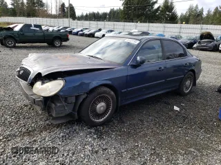 2002 Hyundai Sonata with VIN KMHWF25S12A520554, listed as a Copart auction lot 43483194 with 131,409 mi miles and Salvage Title. Bid and sale history available at carsss.com. Image 1.