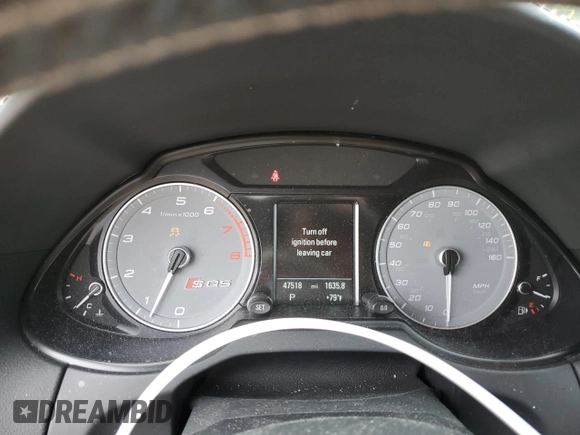 2016 Audi SQ5 Premium Plus with VIN WA1CCAFP6GA031735, listed as a Copart auction lot 58229765 with 47,518 mi miles and Salvage title. Bid and sale history available at DreamBid. Image 9.