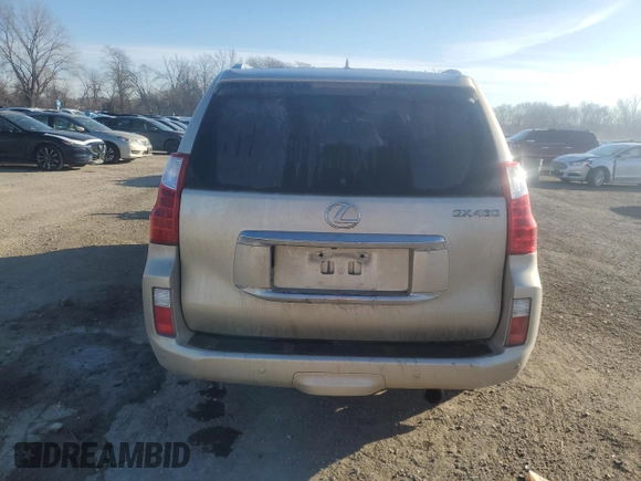 2011 Lexus GX 460 with VIN JTJBM7FX9B5031325, listed as a Copart auction lot 50073985 with 202,377 mi miles and Salvage Title. Bid and sale history available at DreamBid. Image 6.