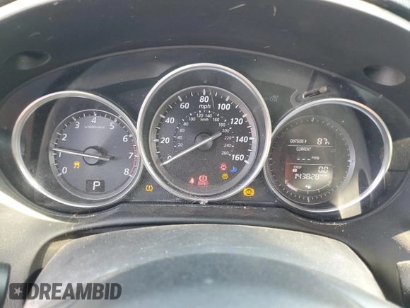 2014 Mazda CX-5 Touring with VIN JM3KE4CY6E0375084, listed as a Copart auction lot 46344065 with 143,828 mi miles and Salvage Title. Bid and sale history available at carsss.com. Image 9.