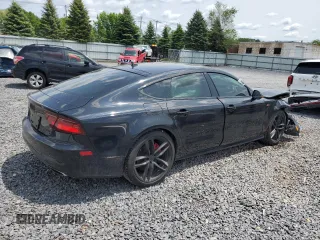 2018 Audi A7 Premium Plus with VIN WAUW3AFC8JN077743, listed as a Copart auction lot 58638925 with 49,062 mi miles and Salvage title. Bid and sale history available at DreamBid. Image 3.