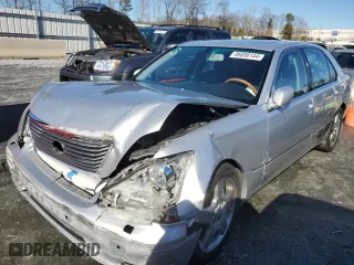 2005 Lexus LS 430 with VIN JTHBN36F650174586, listed as a Copart auction lot 86856144 with 186,628 mi miles and Salvage Title. Bid and sale history available at carsss.com. Image 1.