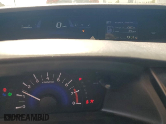 2015 Honda Civic Sedan SE with VIN 19XFB2F77FE287728, listed as a Copart auction lot 49612405 with 99,172 mi miles and Salvage Title. Bid and sale history available at carsss.com. Image 9.