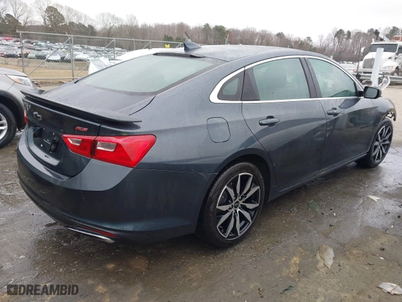 2020 Chevrolet Malibu RS with VIN 1G1ZG5ST0LF116686, listed as a IAAI auction lot 41559625 with 1 mi miles. Bid and sale history available at carsss.com. Image 4.
