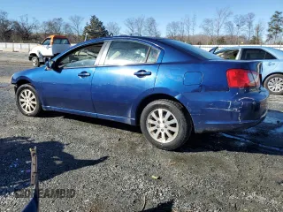 2009 Mitsubishi Galant ES with VIN 4A3AB36F29E033266, listed as a Copart auction lot 86360744 with 295,778 mi miles and Salvage Title. Bid and sale history available at carsss.com. Image 2.