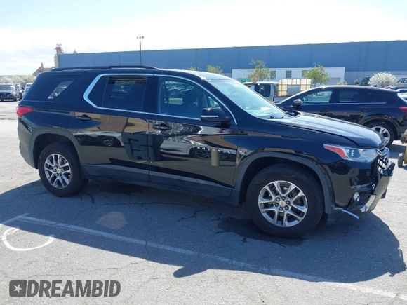 2021 Chevrolet Traverse LT Cloth with VIN 1GNERGKW9MJ162089, listed as a IAAI auction lot 41944248 with 99,586 mi miles. Bid and sale history available at carsss.com. Image 12.