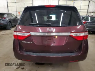 2012 Honda Odyssey EX-L with VIN 5FNRL5H62CB060551, listed as a Copart auction lot 53795335 with 138,026 mi miles and Salvage Title. Bid and sale history available at DreamBid. Image 6.