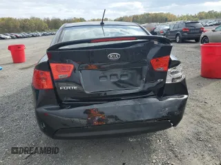 2013 Kia Forte EX with VIN KNAFU4A25D5704903, listed as a Copart auction lot 75198944 with 130,479 mi miles and Salvage Title. Bid and sale history available at carsss.com. Image 6.
