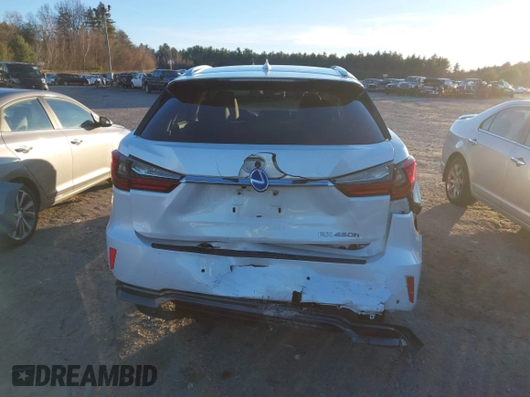 2017 Lexus RX with VIN 2T2BGMCA0HC017832, listed as a IAAI auction lot 40936486 with 124,523 mi miles. Bid and sale history available at carsss.com. Image 16.