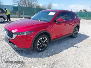 2022 Mazda CX-5 2.5 S Premium Package with VIN JM3KFBDM5N1532837, listed as a IAAI auction lot 41869721 with 59,249 mi miles. Bid and sale history available at carsss.com. Image 18.