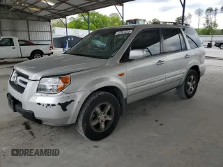 2007 Honda Pilot EX-L with VIN 5FNYF28587B002846, listed as a Copart auction lot 52361225 with 183,764 mi miles and Salvage title. Bid and sale history available at DreamBid. Image 1.