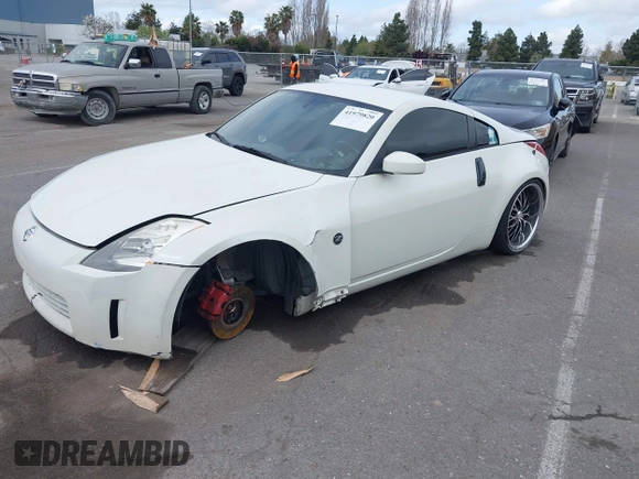 2003 Nissan 350Z Touring with VIN JN1AZ34EX3T008484, listed as a IAAI auction lot 41979820 with 190,222 mi miles. Bid and sale history available at carsss.com. Image 18.