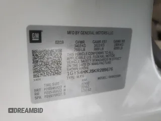 2019 Cadillac Escalade ESV Luxury z VIN 1GYS4HKJ5KR289676, wystawiony jako Copart lot #45573515 z przebiegiem 143 075 mil mil oraz Szkoda całkowita • Salvage title. Historia ofert i sprzedaży dostępna na DreamBid. Obrazek 13.