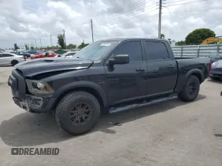 2017 Ram 1500 Rebel with VIN 1C6RR7YT9HS837700, listed as a Copart auction lot 63780155 with 105,433 mi miles and Non repairable. Bid and sale history available at DreamBid. Image 1.