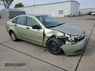 2008 Ford Focus SE with VIN 1FAHP35N58W201279, listed as a Copart auction lot 49823095 with 154,236 mi miles and Salvage Title. Bid and sale history available at carsss.com. Image 4.