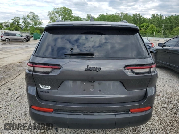 2024 Jeep Grand Cherokee Altitude X with VIN 1C4RJKAG5R8554807, listed as a Copart auction lot 57866795 with 14,037 mi miles and Salvage title. Bid and sale history available at DreamBid. Image 6.