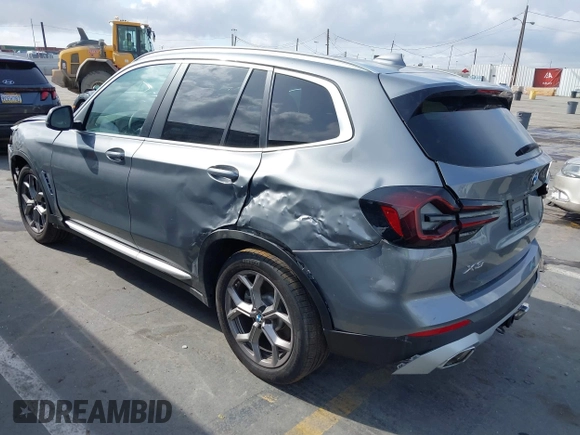 2024 BMW X3 sDrive30i with VIN 5UX43DP02R9U43683, listed as a IAAI auction lot 41934613 with 2,130 mi miles and . Bid and sale history available at DreamBid. Image 3.