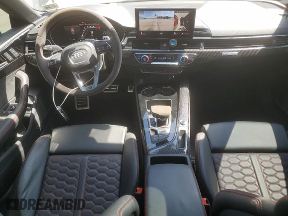 2023 Audi RS 5 Sportback z VIN WUAAWCF55PA902979, wystawiony jako Copart lot #54194715 z przebiegiem 9 576 mil mil oraz Szkoda całkowita • Salvage title. Historia ofert i sprzedaży dostępna na DreamBid. Obrazek 8.