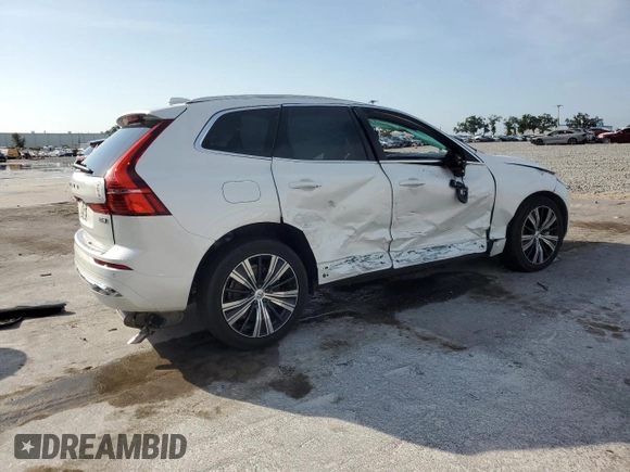 2022 Volvo XC60 Inscription с VIN YV4062RL0N1953703, выставлен на аукционе Copart как лот 58579595 с пробегом 20 397 миль миль и На запчасти • Non repairable. История ставок и продаж доступна на DreamBid. Изображение 3.