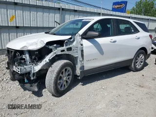 2020 Chevrolet Equinox LS z VIN 3GNAX5EV7LS546283, wystawiony jako Copart lot #53881005 z przebiegiem 78 491 mil mil oraz Szkoda całkowita • Salvage title. Historia ofert i sprzedaży dostępna na DreamBid. Obrazek 1.