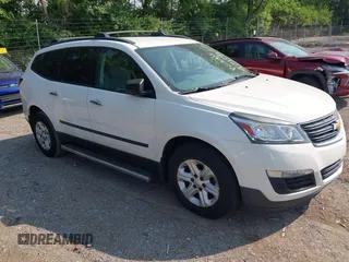 2014 Chevrolet Traverse LS z VIN 1GNKRFED4EJ232526, wystawiony jako IAAI lot #42409677 z przebiegiem 164 527 mil mil oraz . Historia ofert i sprzedaży dostępna na DreamBid. Obrazek 1.
