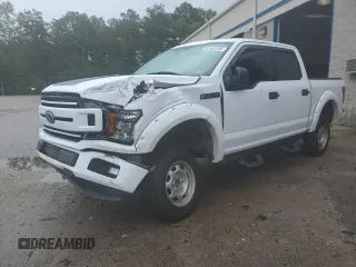 2019 Ford F-150 XL z VIN 1FTEW1C55KKC40332, wystawiony jako Copart lot #61430185 z przebiegiem 150 017 mil mil oraz Szkoda całkowita • Salvage title. Historia ofert i sprzedaży dostępna na DreamBid. Obrazek 1.