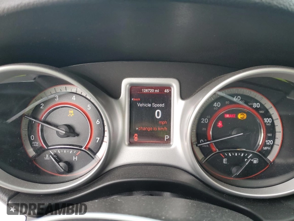 2013 Dodge Journey SXT with VIN 3C4PDCBG5DT695888, listed as a Copart auction lot 50302485 with 126,720 mi miles and Salvage Title. Bid and sale history available at DreamBid. Image 9.