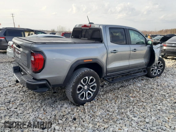 2023 GMC Canyon 4WD AT4 with VIN 1GTP6DEK7P1266831, listed as a Copart auction lot 78372204 with 0 mi miles and Salvage Title. Bid and sale history available at carsss.com. Image 3.