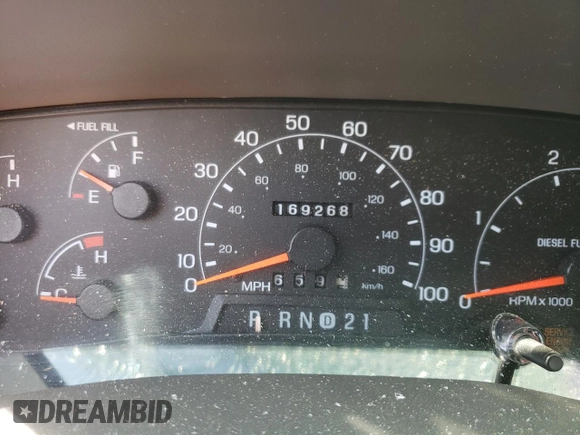 2001 Ford F-350 XL with VIN 1FTSW30F11EC16487, listed as a Copart auction lot 74970834 with 169,268 mi miles and Salvage Title. Bid and sale history available at DreamBid. Image 9.