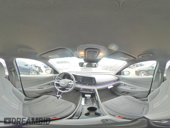 2022 Hyundai Elantra SEL with VIN KMHLM4AG4NU321006, listed as a Copart auction lot 50836235 with 45,307 mi miles and Salvage Title. Bid and sale history available at DreamBid. Image 15.