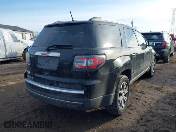 2016 GMC Acadia SLT with VIN 1GKKRRKDXGJ188215, listed as a IAAI auction lot 41501037 with 152,455 mi miles. Bid and sale history available at carsss.com. Image 4.