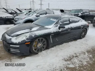 2015 Porsche Panamera 4S Executive with VIN WP0BB2A75FL060132, listed as a Copart auction lot 87907655 with 94,820 mi miles and Salvage Title. Bid and sale history available at DreamBid. Image 1.