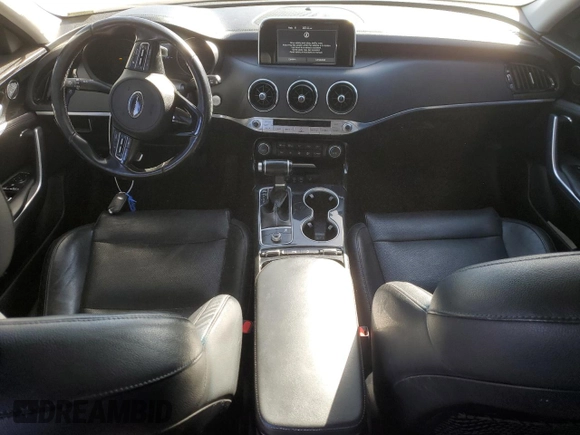 2018 Kia Stinger with VIN KNAE15LAXJ6030560, listed as a Copart auction lot 43964235 with 97,371 mi miles and Salvage Title. Bid and sale history available at DreamBid. Image 8.