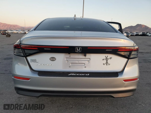 2023 Honda Accord LX with VIN 1HGCY1F28PA043849, listed as a Copart auction lot 44379975 with 49,829 mi miles and Salvage Title. Bid and sale history available at DreamBid. Image 6.