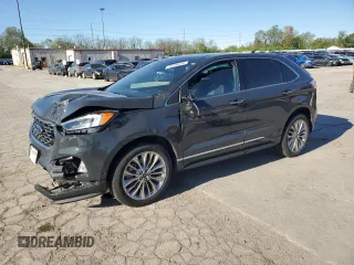 2021 Ford Edge Titanium with VIN 2FMPK4K97MBA19768, listed as a Copart auction lot 55294415 with 83,733 mi miles and Salvage title. Bid and sale history available at DreamBid. Image 1.